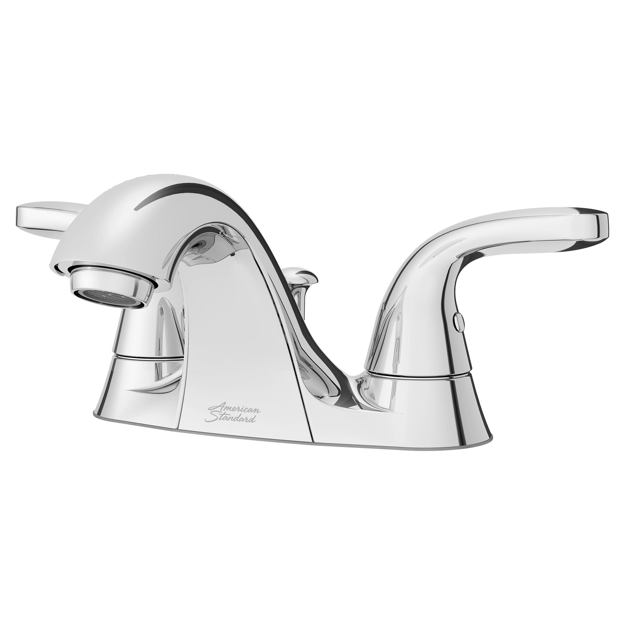 Cadet 2.0 GPM 4-In. Centerset 2-Handle Bathroom Faucet 1.2 GPM with Plastic Drain